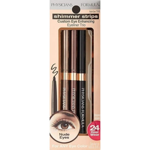 PHYSICIANS FORMULA Shimmer Strips Custom Eyeliner Trio NUDE 7568 eye liner - Health & Beauty:Makeup:Eyes:Eyeliner