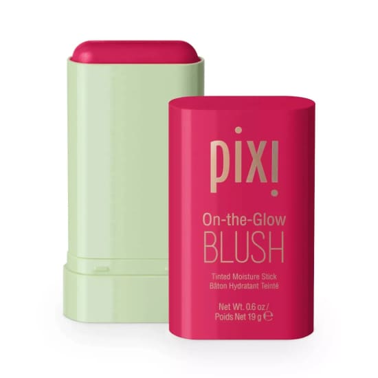 PIXI On The Glow Blush RUBY tinted moisture stick lips cheeks - Health & Beauty:Makeup:Face:Blush