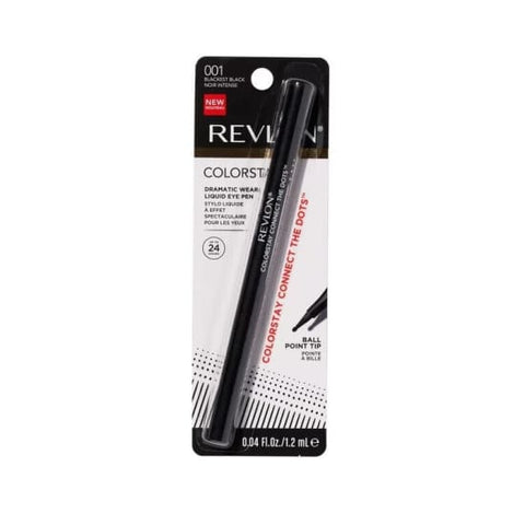 REVLON Colorstay Dramatic Wear Liquid Pen Eye Liner BLACKEST BLACK 001 DOTS - Health & Beauty:Makeup:Eyes:Eyeliner