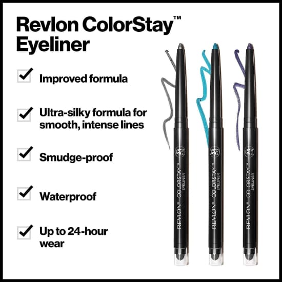 REVLON Colorstay Eyeliner BLACK VIOLET 209 eye liner Crayon retractable - Health & Beauty:Makeup:Eyes:Eyeliner