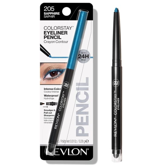 REVLON Colorstay Eyeliner SAPPHIRE 205 eye liner Crayon retractable blue - Health & Beauty:Makeup:Eyes:Eyeliner