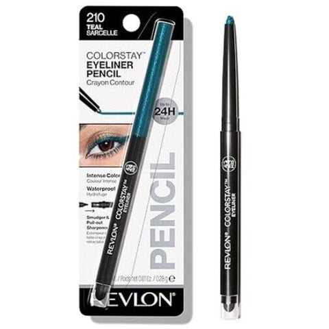 REVLON Colorstay Eyeliner TEAL 210 eye liner Crayon retractable twist up blue - Health & Beauty:Makeup:Eyes:Eyeliner