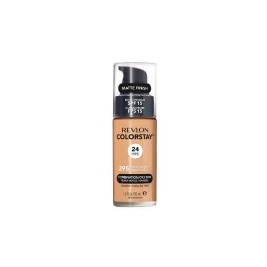 REVLON ColorStay Foundation DEEP HONEY 395 Combination Oily Skin 30mL Pump - Health & Beauty:Makeup:Face:Foundation