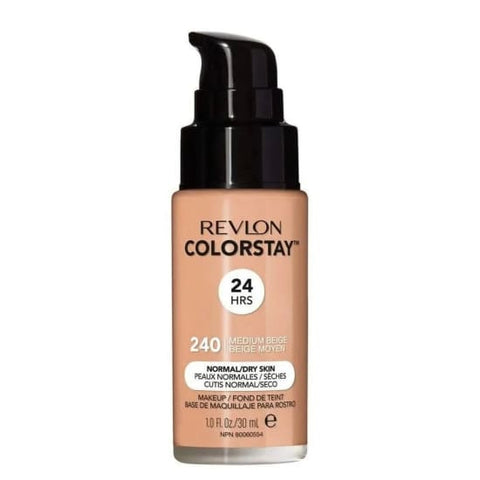 REVLON ColorStay Foundation MEDIUM BEIGE 240 Normal Dry Skin 30mL Pump - Health & Beauty:Makeup:Face:Foundation