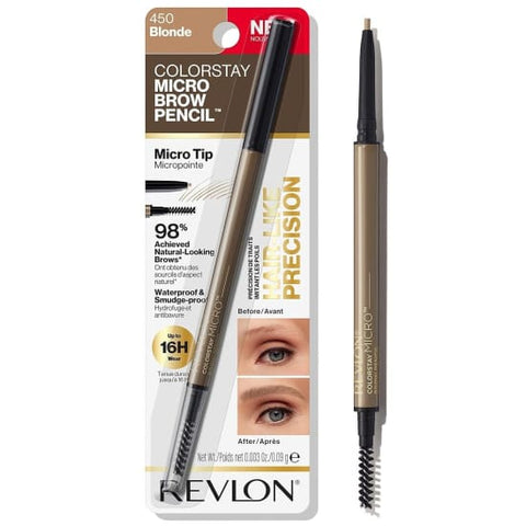 Revlon Colorstay Micro Brow Pencil BLONDE 460 waterproof - Health & Beauty:Makeup:Eyes:Eyebrow Liner & Definition