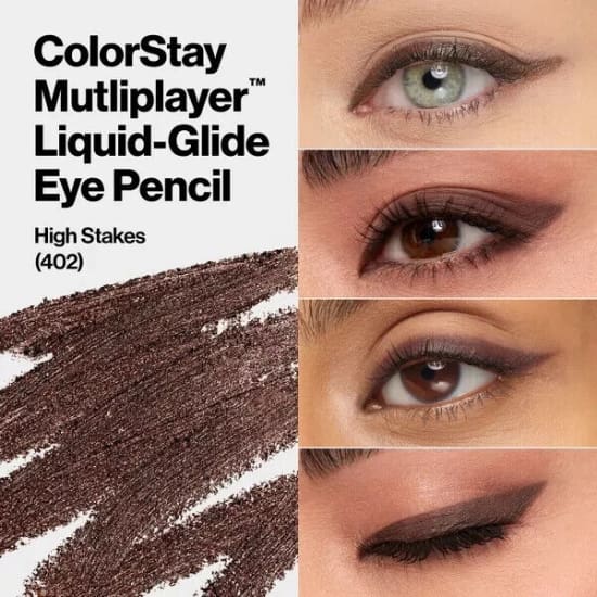 REVLON Colorstay Multiplayer Liquid-Glide Eye Pencil HIGH STAKES 402 eye liner - Health & Beauty:Makeup:Eyes:Eyeliner