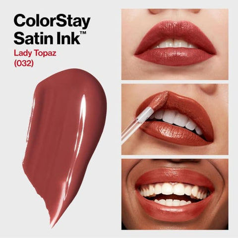 REVLON ColorStay Satin Ink Liquid Lipcolor Lipstick LADY TOPAZ 032 - Health & Beauty:Makeup:Lips:Lipstick