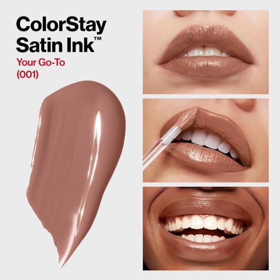 REVLON ColorStay Satin Ink Liquid Lipcolor Lipstick YOUR GO TO 001 - Health & Beauty:Makeup:Lips:Lipstick