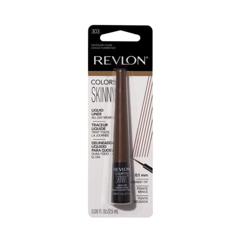 REVLON Colorstay SKINNY Liquid Eyeliner MAHOGANY FLAME 303 eye liner - Health & Beauty:Makeup:Eyes:Eyeliner