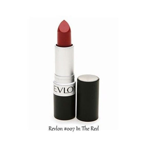 REVLON Super Lustrous MATTE Lipstick IN THE RED NEW - Health & Beauty:Makeup:Lips:Lipstick