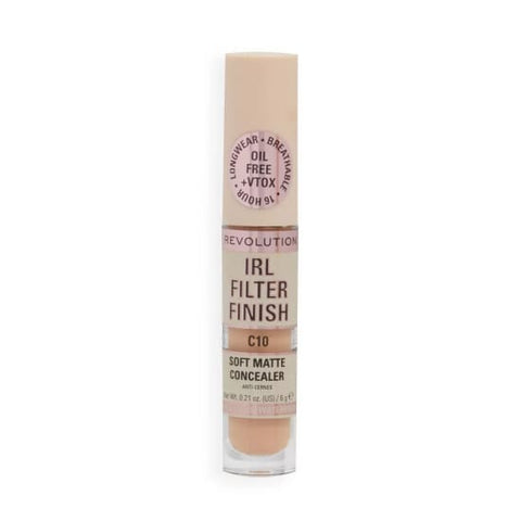 REVOLUTION BEAUTY IRL Filter Finish Soft Matte Concealer C10 waterproof - Health & Beauty:Makeup:Face:Concealer